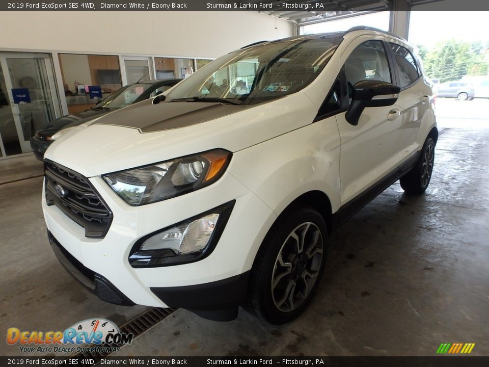 2019 Ford EcoSport SES 4WD Diamond White / Ebony Black Photo #5