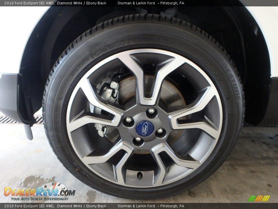 2019 Ford EcoSport SES 4WD Diamond White / Ebony Black Photo #6