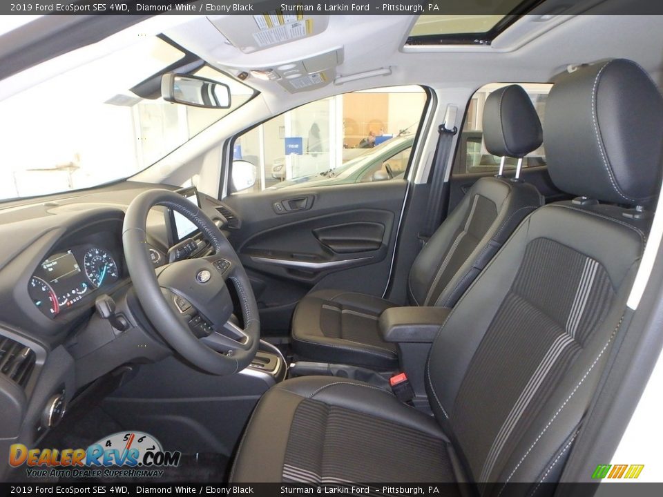 2019 Ford EcoSport SES 4WD Diamond White / Ebony Black Photo #7