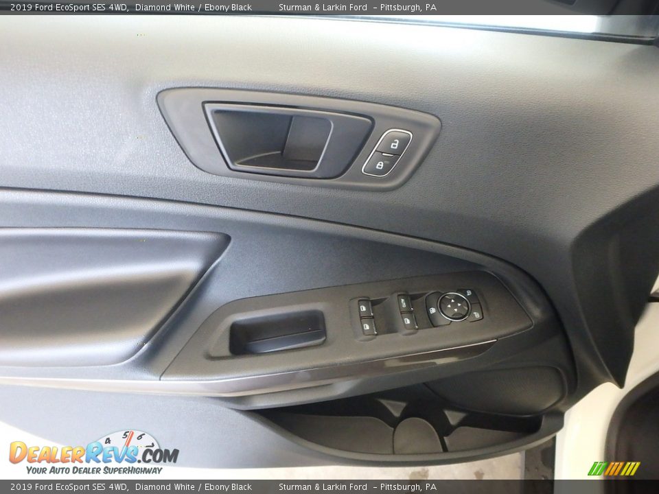 2019 Ford EcoSport SES 4WD Diamond White / Ebony Black Photo #10