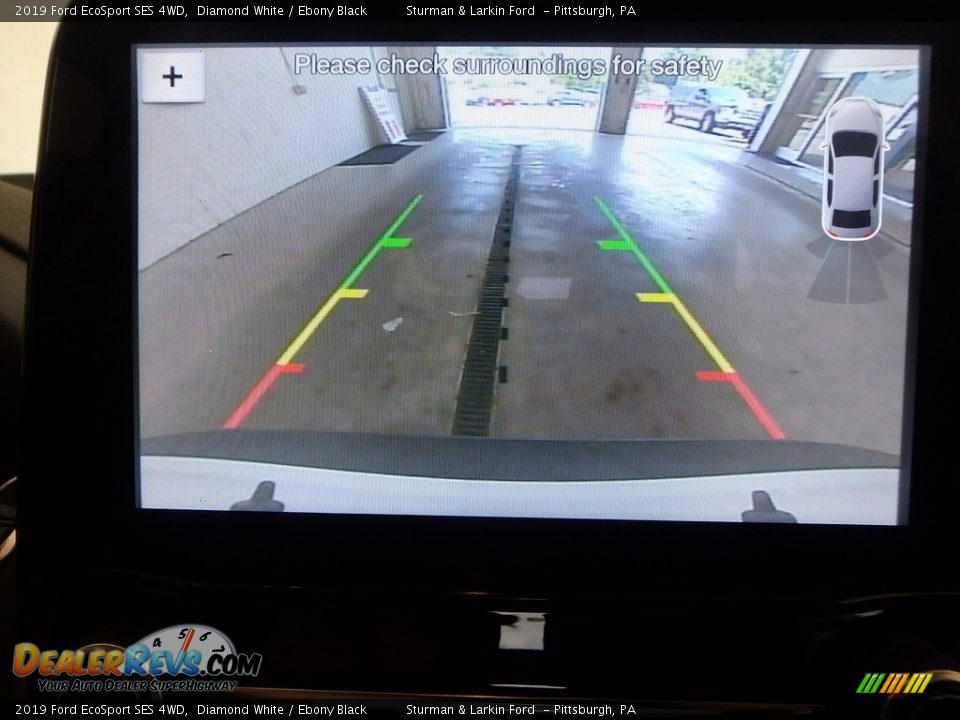 2019 Ford EcoSport SES 4WD Diamond White / Ebony Black Photo #12