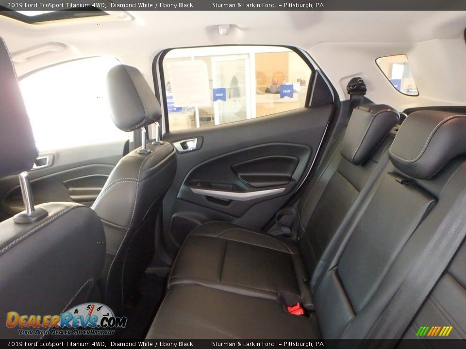 2019 Ford EcoSport Titanium 4WD Diamond White / Ebony Black Photo #8