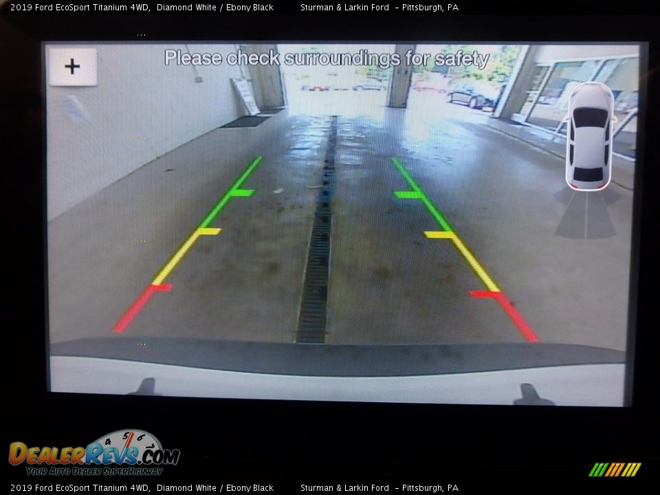 2019 Ford EcoSport Titanium 4WD Diamond White / Ebony Black Photo #12