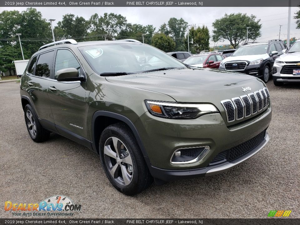 2019 Jeep Cherokee Limited 4x4 Olive Green Pearl / Black Photo #1