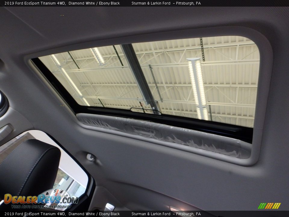 2019 Ford EcoSport Titanium 4WD Diamond White / Ebony Black Photo #14