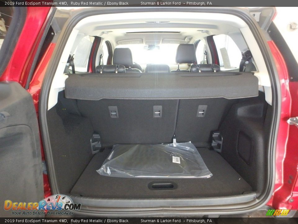 2019 Ford EcoSport Titanium 4WD Ruby Red Metallic / Ebony Black Photo #3