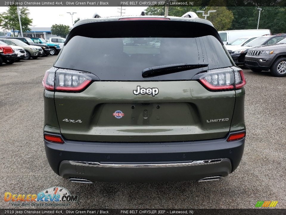 2019 Jeep Cherokee Limited 4x4 Olive Green Pearl / Black Photo #5