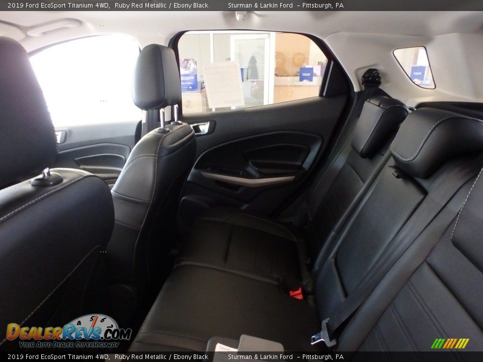 2019 Ford EcoSport Titanium 4WD Ruby Red Metallic / Ebony Black Photo #8