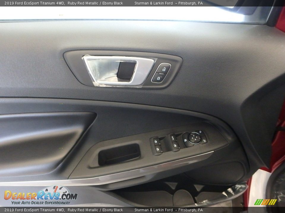 2019 Ford EcoSport Titanium 4WD Ruby Red Metallic / Ebony Black Photo #10