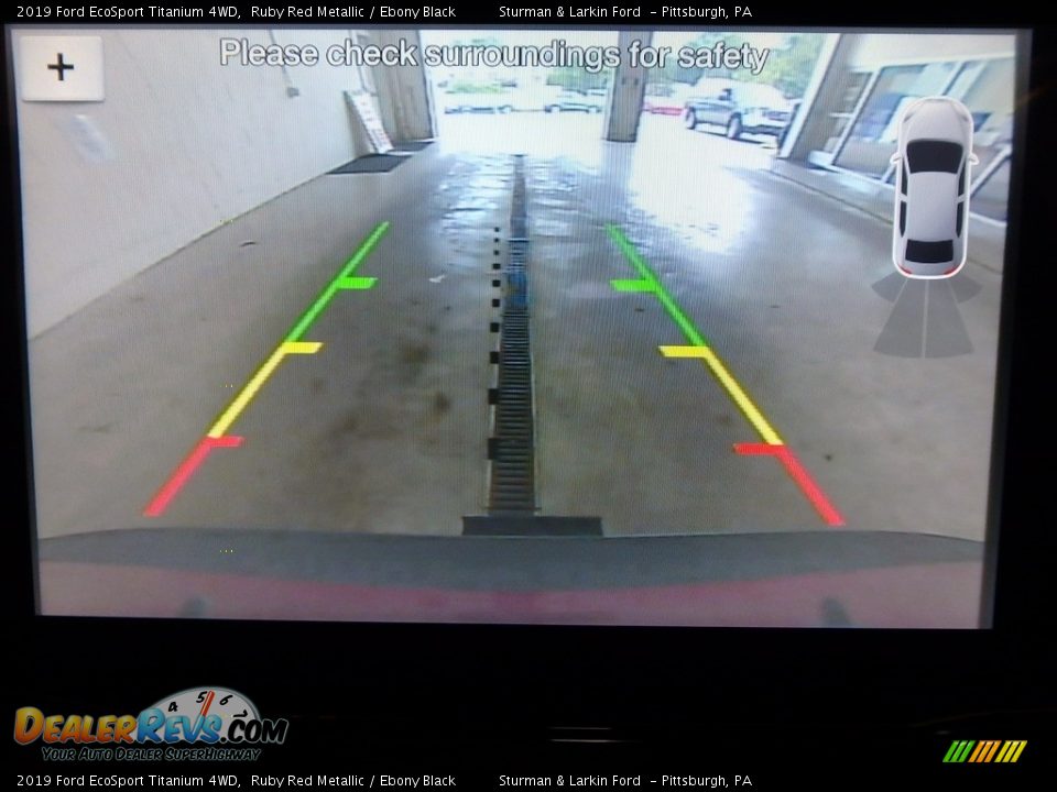 2019 Ford EcoSport Titanium 4WD Ruby Red Metallic / Ebony Black Photo #12