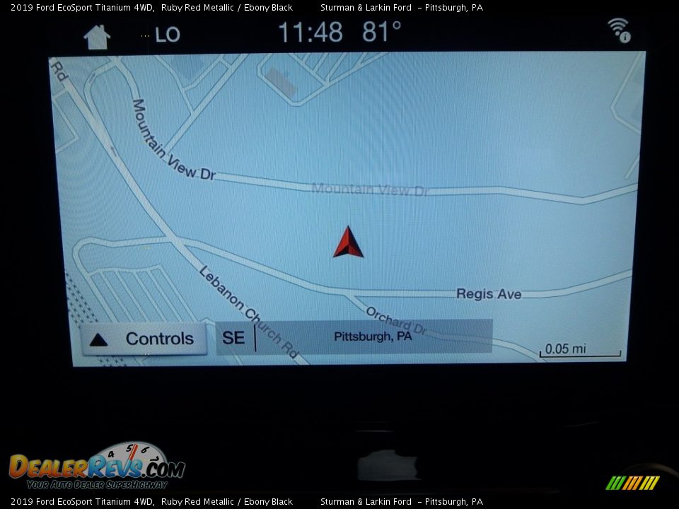 2019 Ford EcoSport Titanium 4WD Ruby Red Metallic / Ebony Black Photo #13