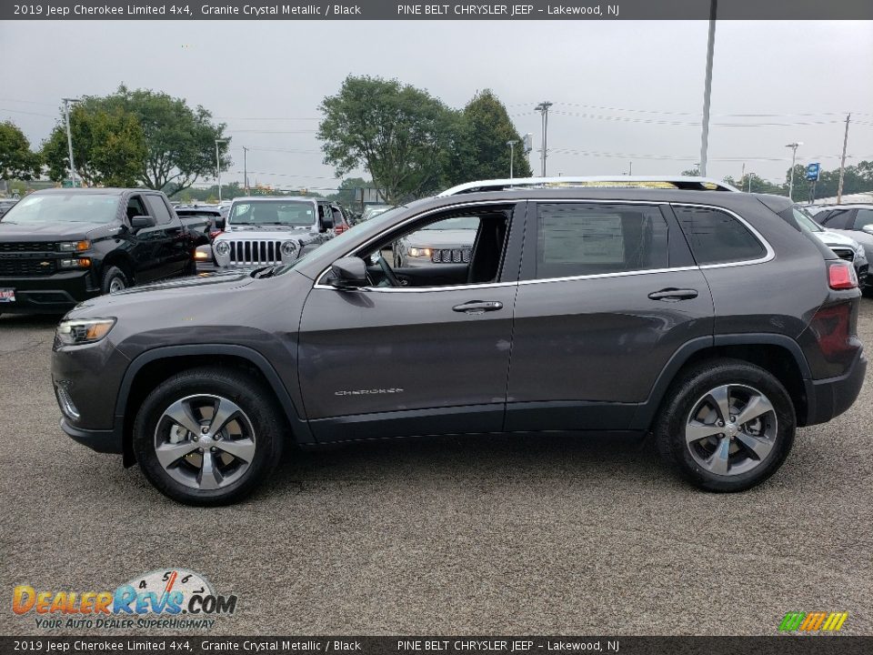 2019 Jeep Cherokee Limited 4x4 Granite Crystal Metallic / Black Photo #3