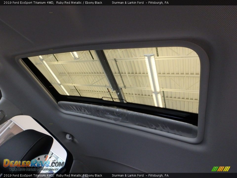 2019 Ford EcoSport Titanium 4WD Ruby Red Metallic / Ebony Black Photo #15