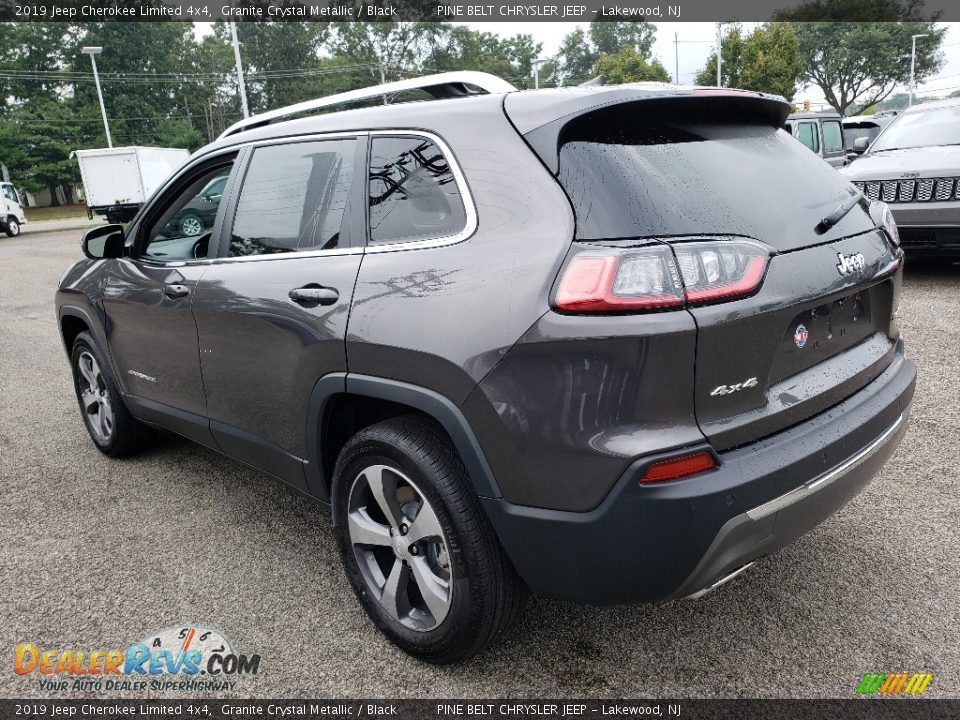 2019 Jeep Cherokee Limited 4x4 Granite Crystal Metallic / Black Photo #4