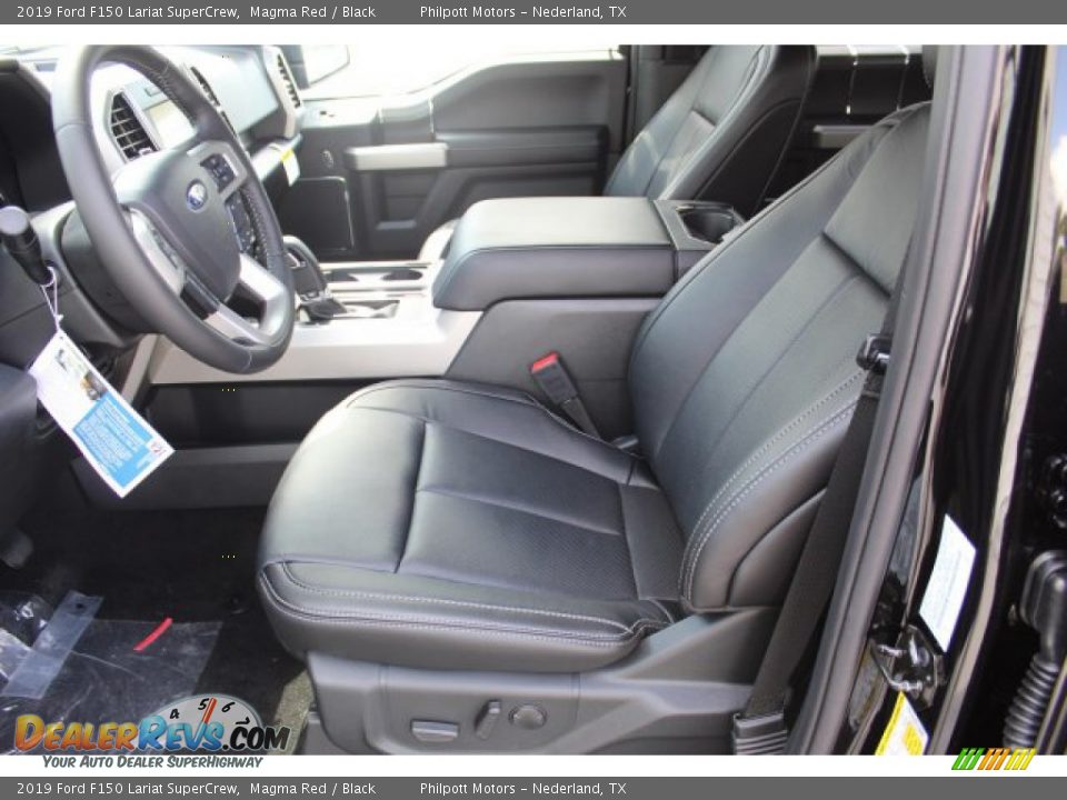 2019 Ford F150 Lariat SuperCrew Magma Red / Black Photo #10