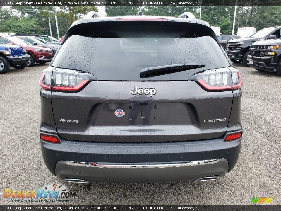 2019 Jeep Cherokee Limited 4x4 Granite Crystal Metallic / Black Photo #5