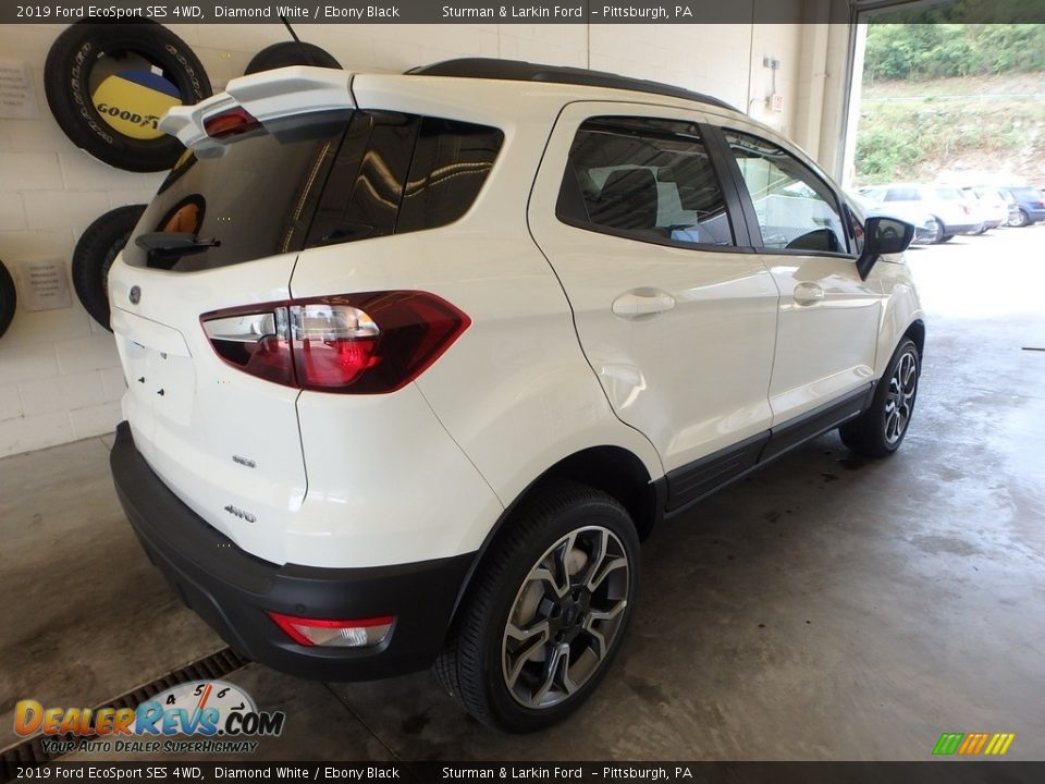 2019 Ford EcoSport SES 4WD Diamond White / Ebony Black Photo #2