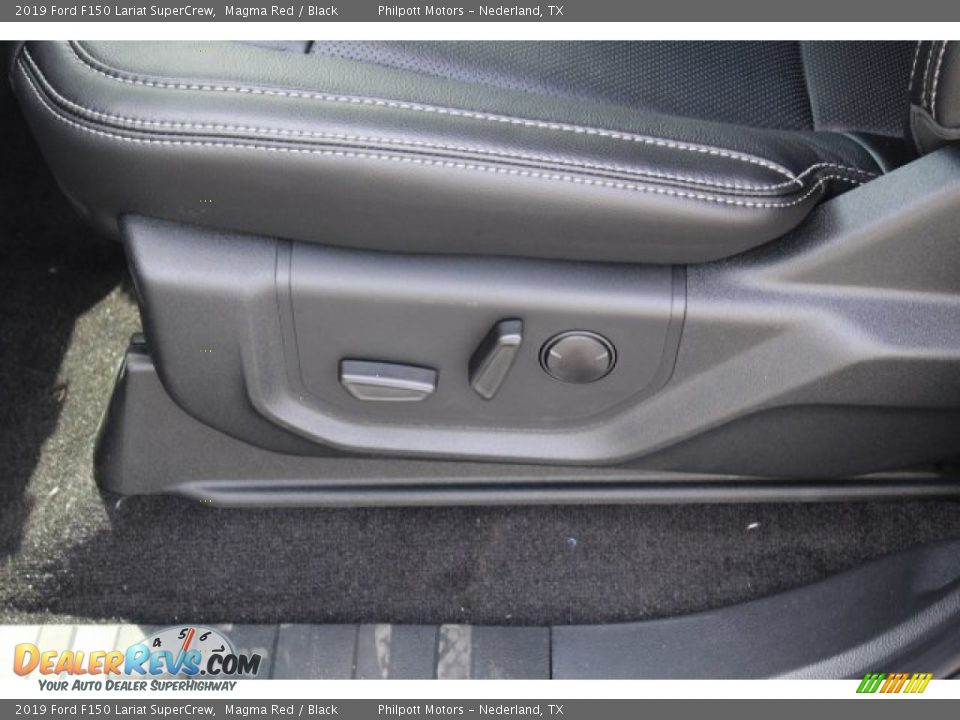 2019 Ford F150 Lariat SuperCrew Magma Red / Black Photo #11