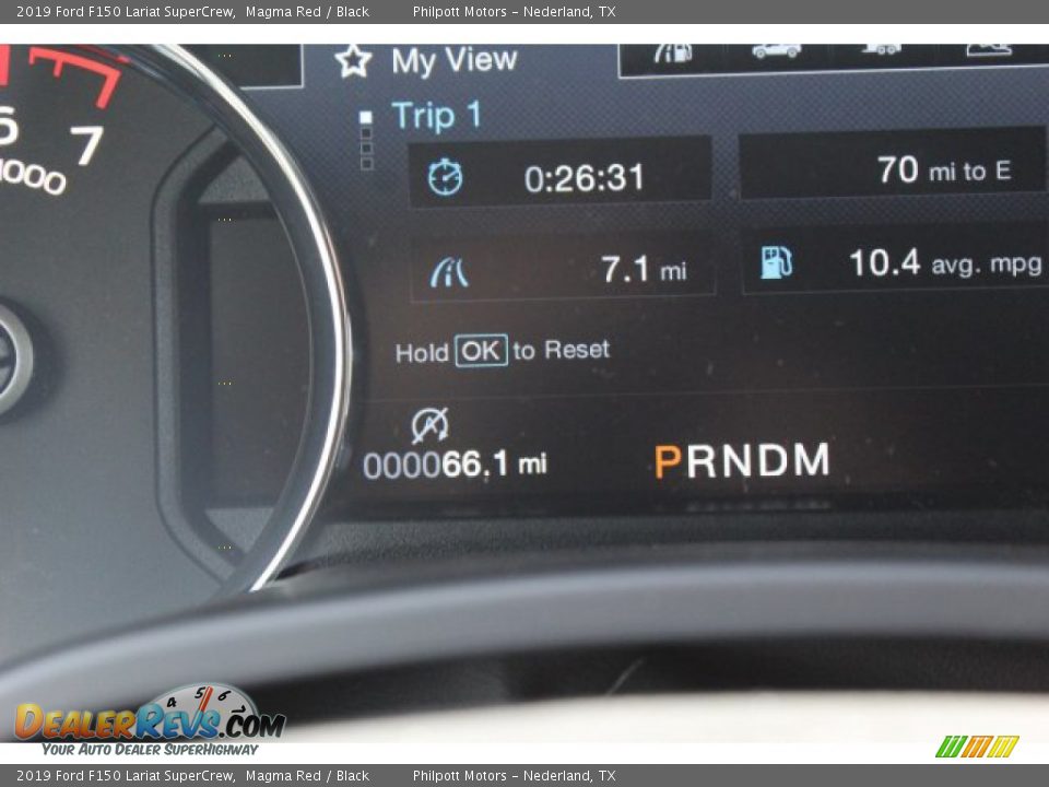 2019 Ford F150 Lariat SuperCrew Magma Red / Black Photo #15