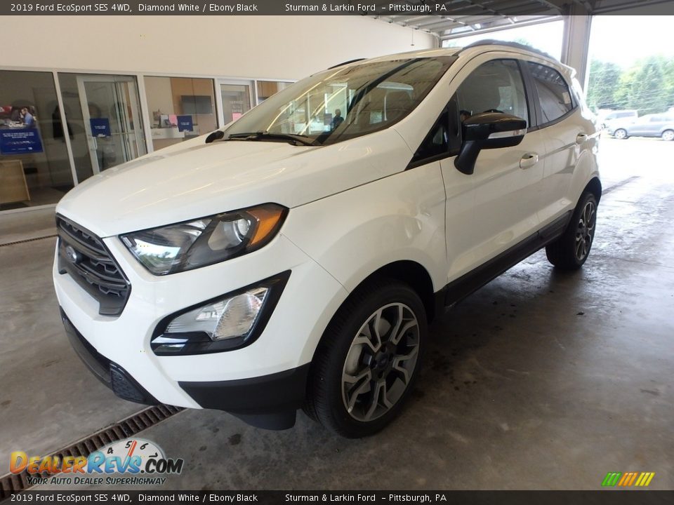 2019 Ford EcoSport SES 4WD Diamond White / Ebony Black Photo #5