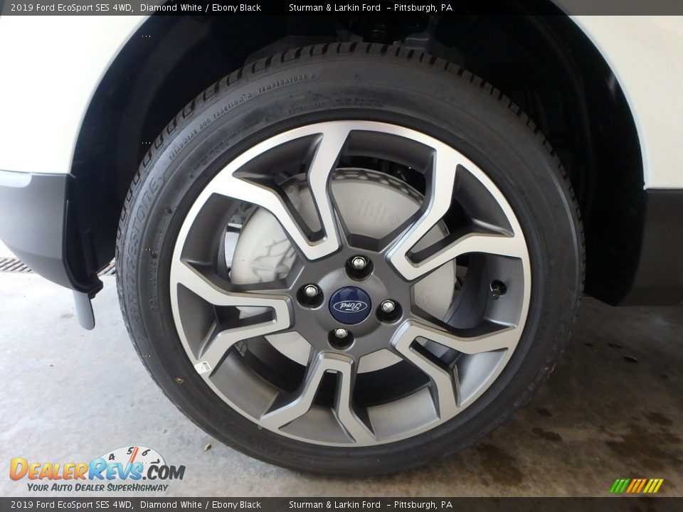 2019 Ford EcoSport SES 4WD Diamond White / Ebony Black Photo #6