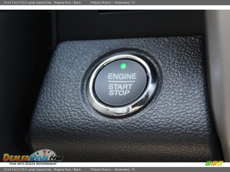 2019 Ford F150 Lariat SuperCrew Magma Red / Black Photo #18
