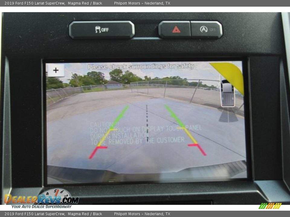 2019 Ford F150 Lariat SuperCrew Magma Red / Black Photo #19