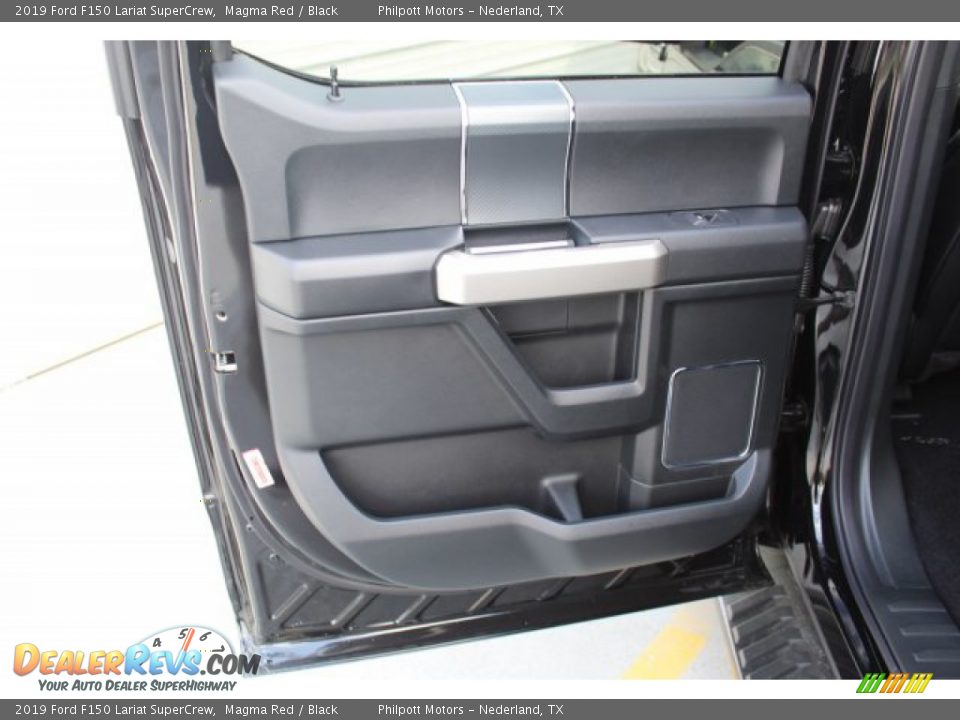 2019 Ford F150 Lariat SuperCrew Magma Red / Black Photo #20
