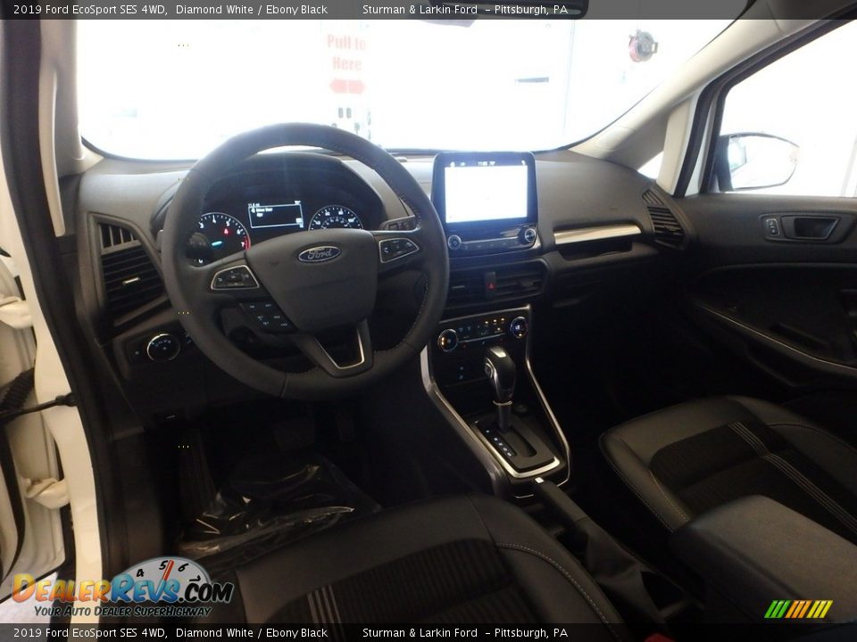 2019 Ford EcoSport SES 4WD Diamond White / Ebony Black Photo #9