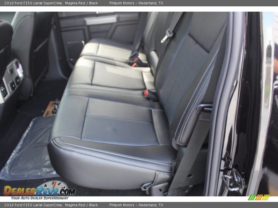 2019 Ford F150 Lariat SuperCrew Magma Red / Black Photo #21