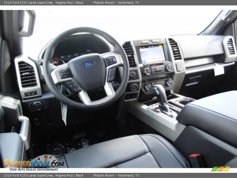 2019 Ford F150 Lariat SuperCrew Magma Red / Black Photo #22