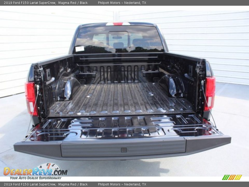 2019 Ford F150 Lariat SuperCrew Magma Red / Black Photo #24