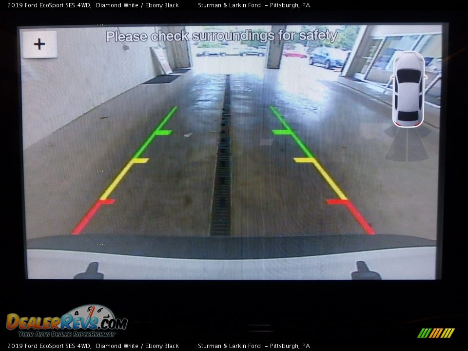 2019 Ford EcoSport SES 4WD Diamond White / Ebony Black Photo #12
