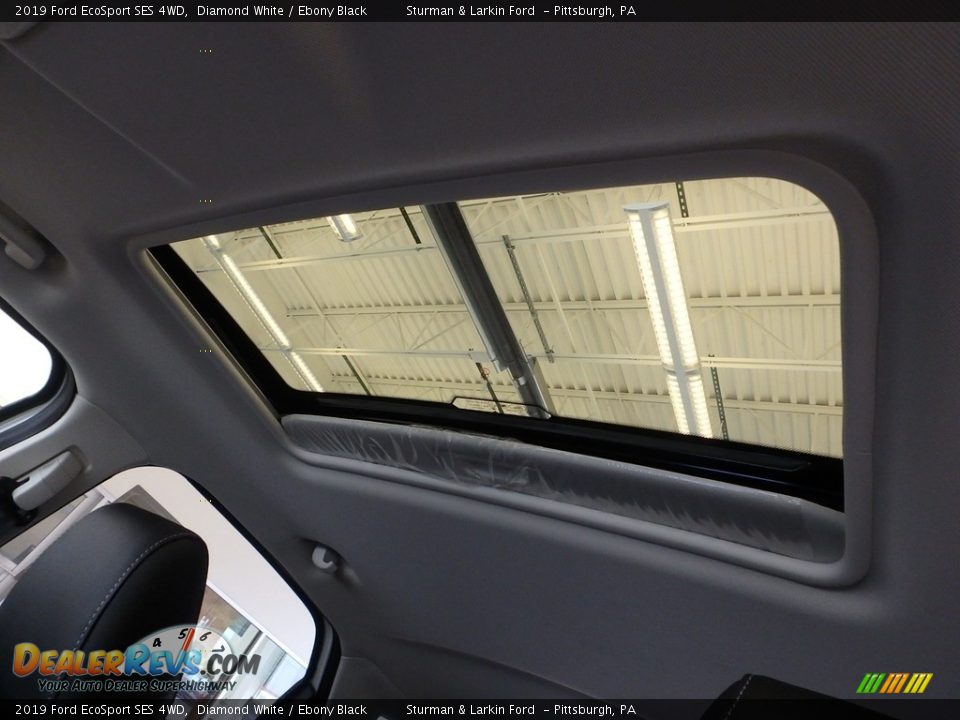 2019 Ford EcoSport SES 4WD Diamond White / Ebony Black Photo #15