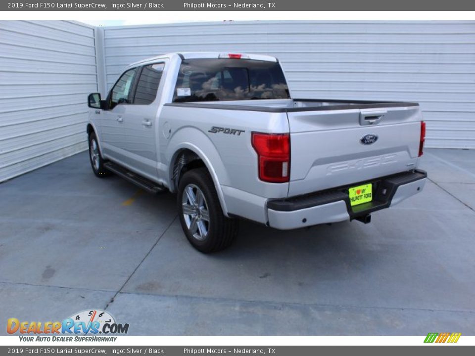 2019 Ford F150 Lariat SuperCrew Ingot Silver / Black Photo #5