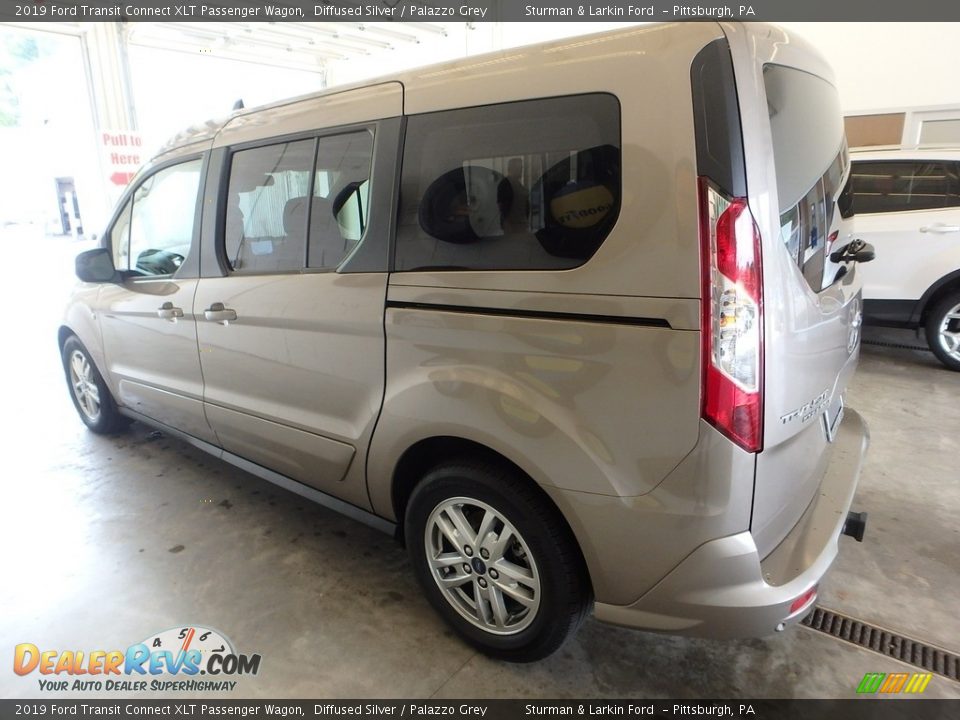 2019 Ford Transit Connect XLT Passenger Wagon Diffused Silver / Palazzo Grey Photo #4