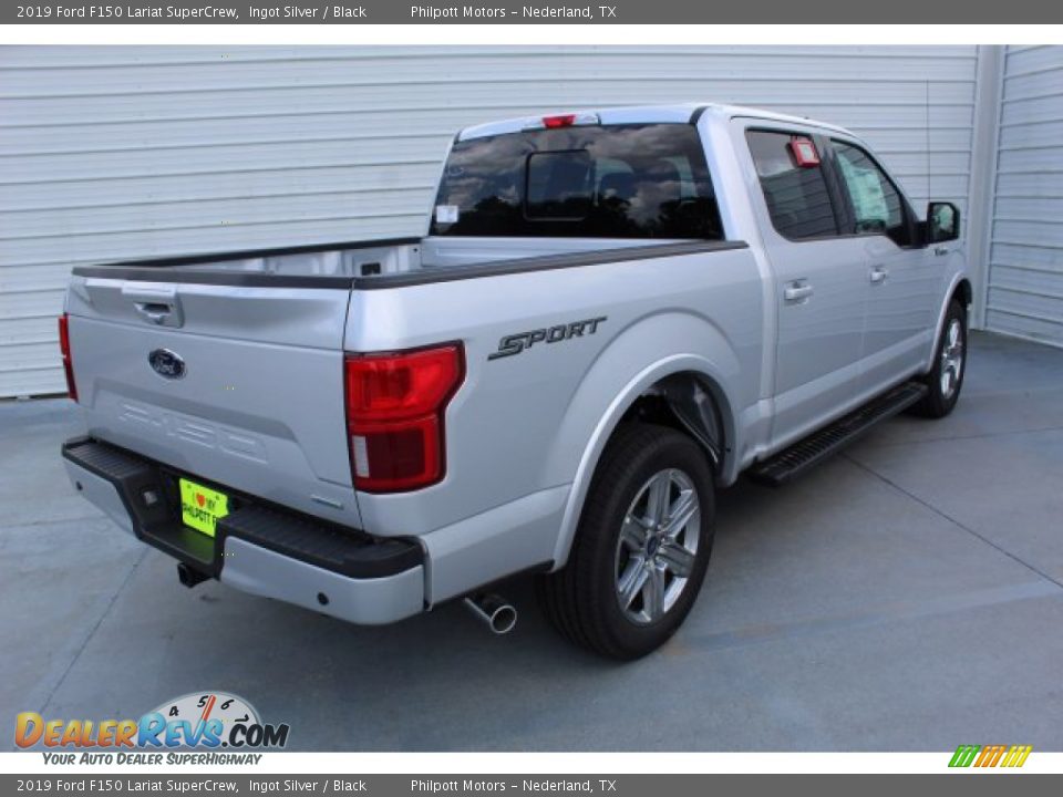 2019 Ford F150 Lariat SuperCrew Ingot Silver / Black Photo #7