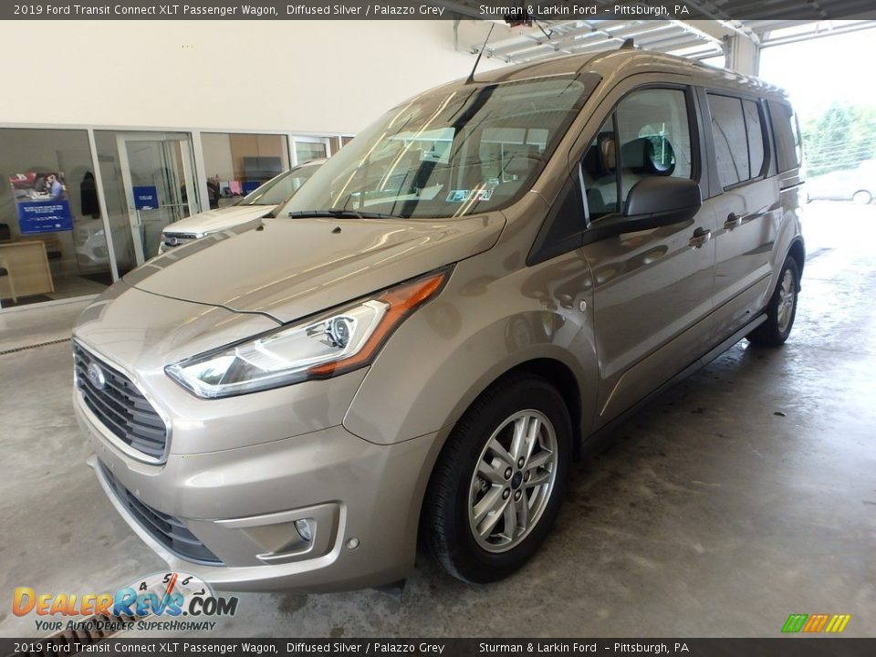 2019 Ford Transit Connect XLT Passenger Wagon Diffused Silver / Palazzo Grey Photo #5