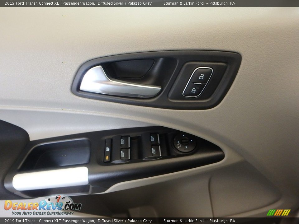 2019 Ford Transit Connect XLT Passenger Wagon Diffused Silver / Palazzo Grey Photo #10