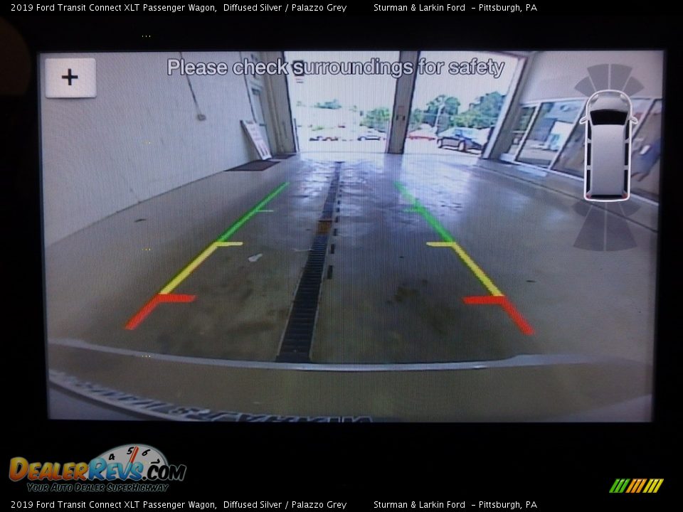 2019 Ford Transit Connect XLT Passenger Wagon Diffused Silver / Palazzo Grey Photo #12