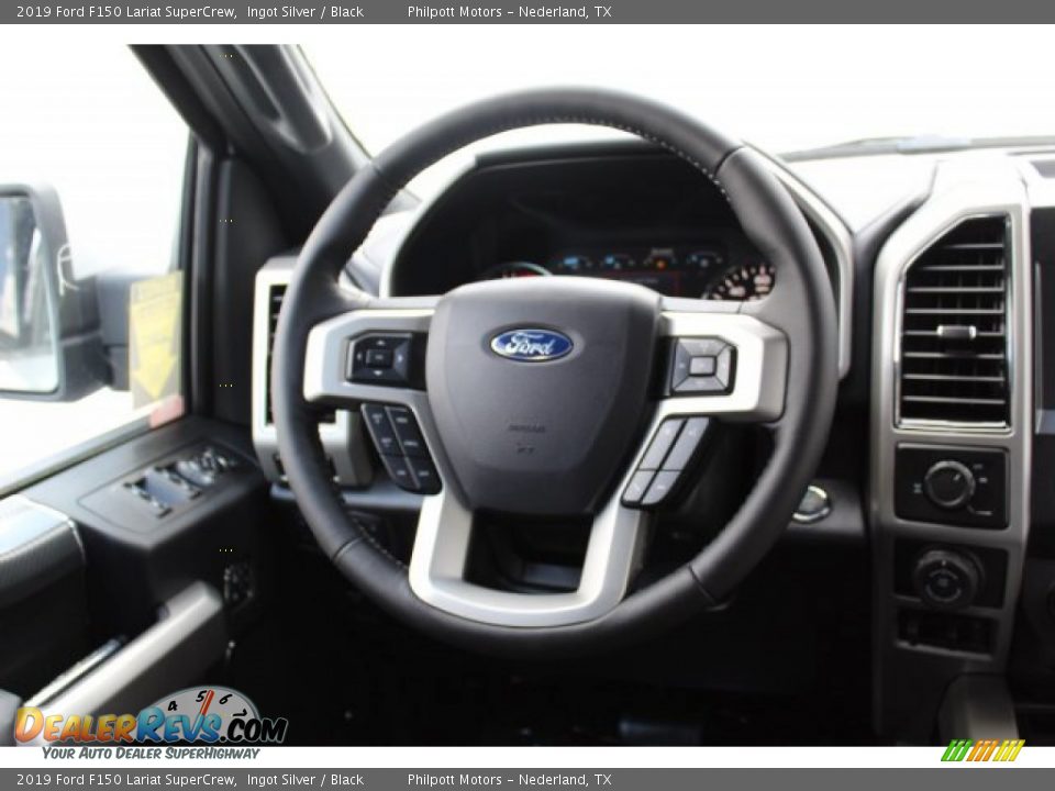 2019 Ford F150 Lariat SuperCrew Ingot Silver / Black Photo #21