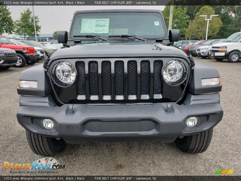 Black 2020 Jeep Wrangler Unlimited Sport 4x4 Photo #2
