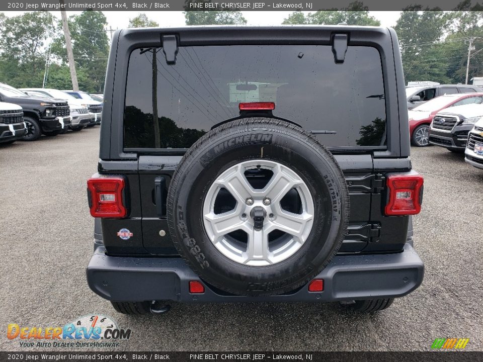 2020 Jeep Wrangler Unlimited Sport 4x4 Black / Black Photo #5