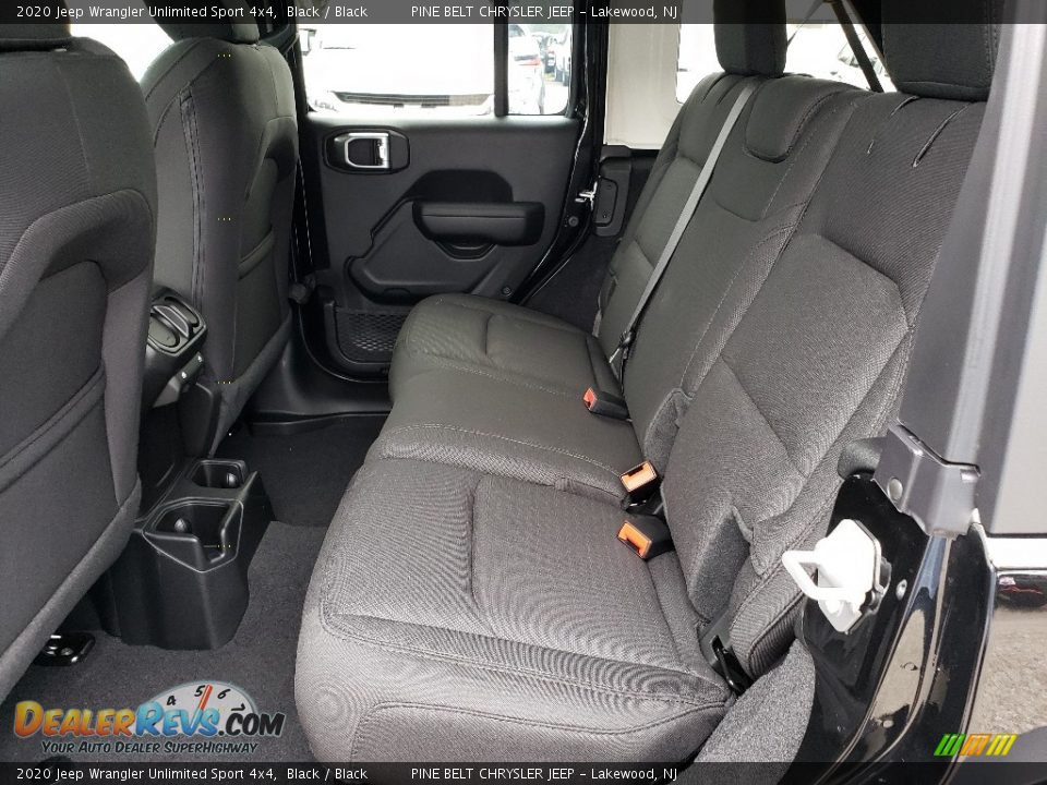 Rear Seat of 2020 Jeep Wrangler Unlimited Sport 4x4 Photo #6
