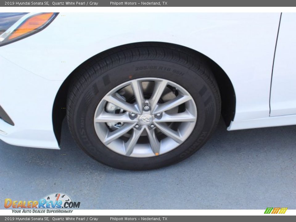 2019 Hyundai Sonata SE Quartz White Pearl / Gray Photo #5