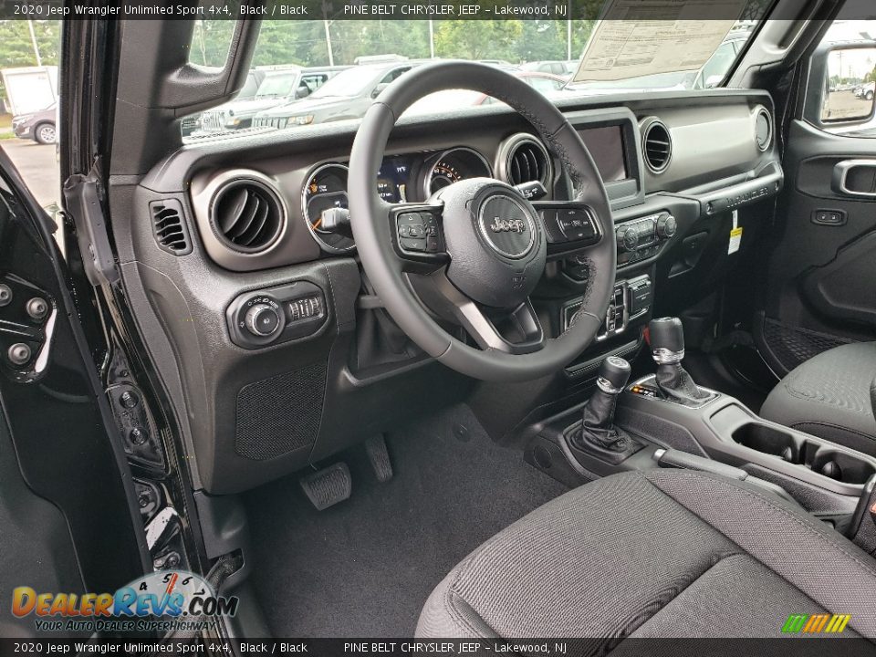 Front Seat of 2020 Jeep Wrangler Unlimited Sport 4x4 Photo #7