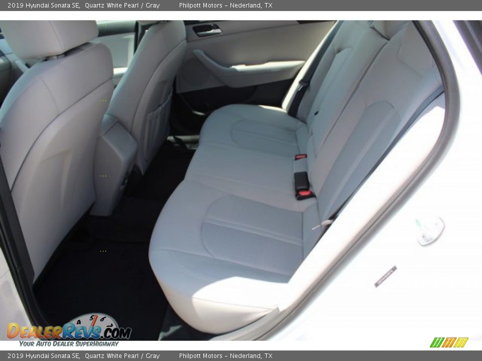 2019 Hyundai Sonata SE Quartz White Pearl / Gray Photo #13