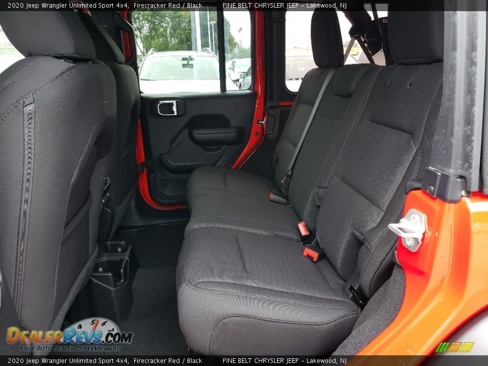Rear Seat of 2020 Jeep Wrangler Unlimited Sport 4x4 Photo #6