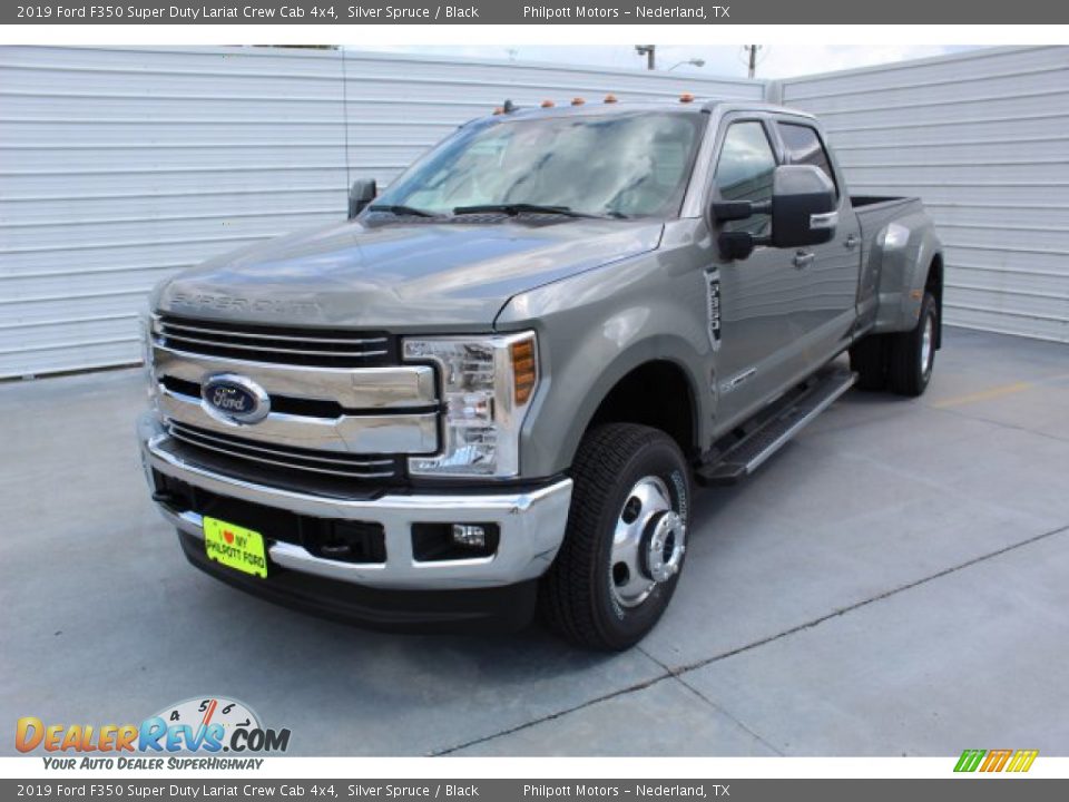 2019 Ford F350 Super Duty Lariat Crew Cab 4x4 Silver Spruce / Black Photo #4