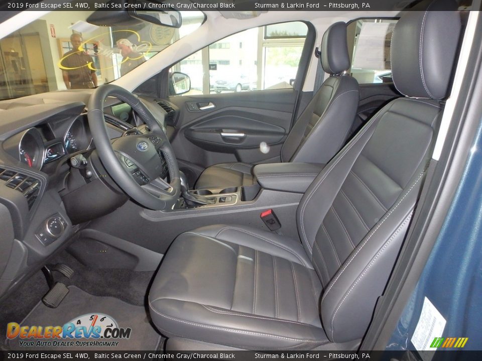 2019 Ford Escape SEL 4WD Baltic Sea Green / Chromite Gray/Charcoal Black Photo #7